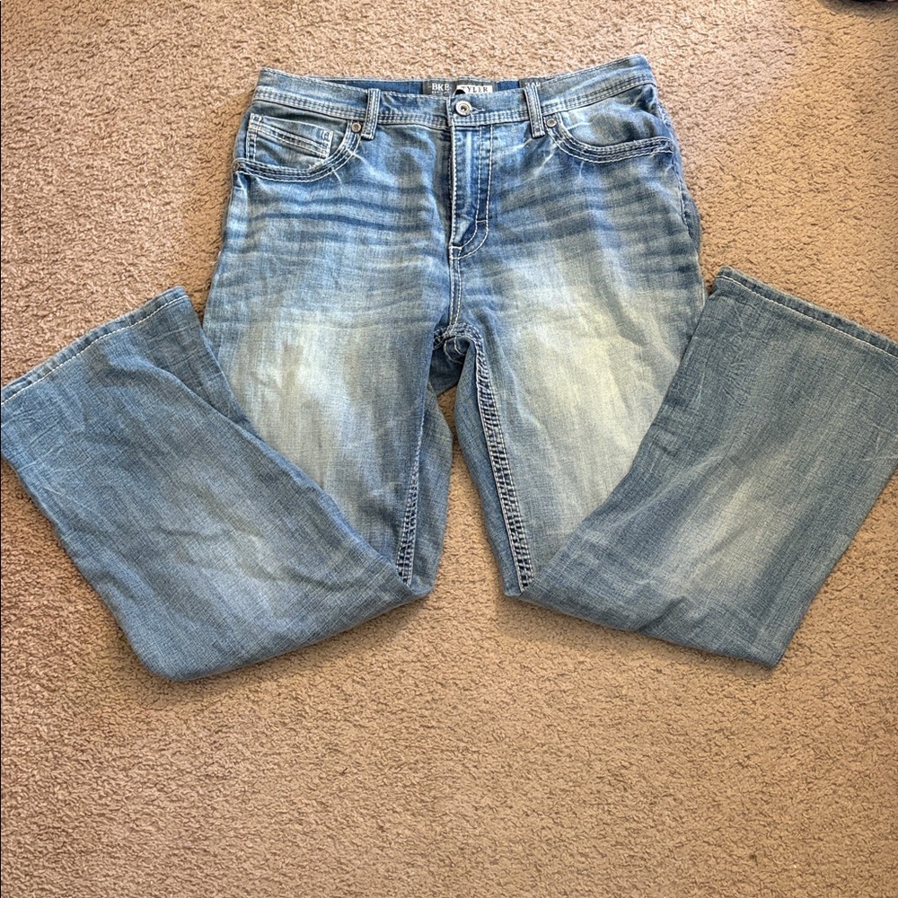 BKE Tyler Bootleg Denim Jeans